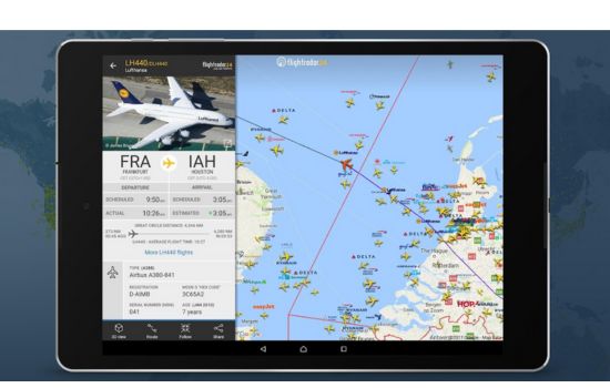 Acompanhe avião em tempo real com Google Voos.